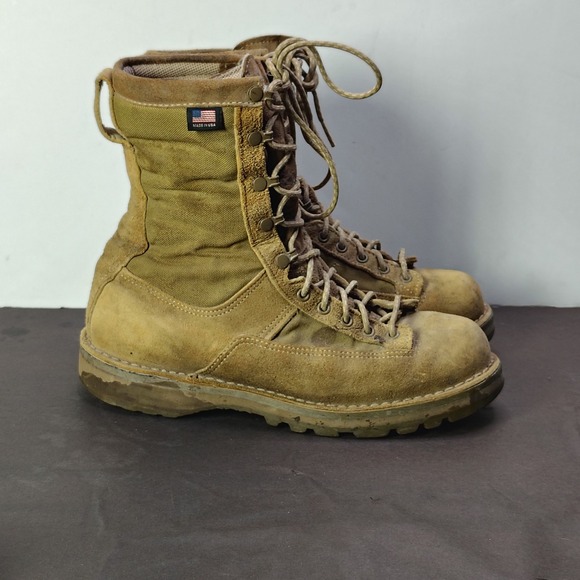 Danner Desert Acadia No GTX 26000 Mens Tan Suede Boots Made in USA Size 10 EE main image 6